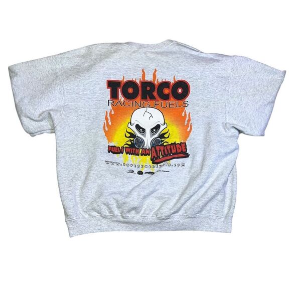 2006 Torco Racing Sweatshirt Sz XL Grey Double Sided Grpahic Pullobver Crewneck - Picture 4 of 10